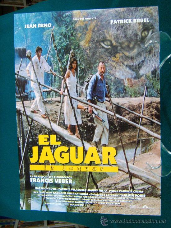 Cine: EL JAGUAR-LE JAGUAR-FRANCIS VEBER-JEAN RENO-PATRICK BRUEL-HARRISON LOWE-2 PAGINAS-1996.