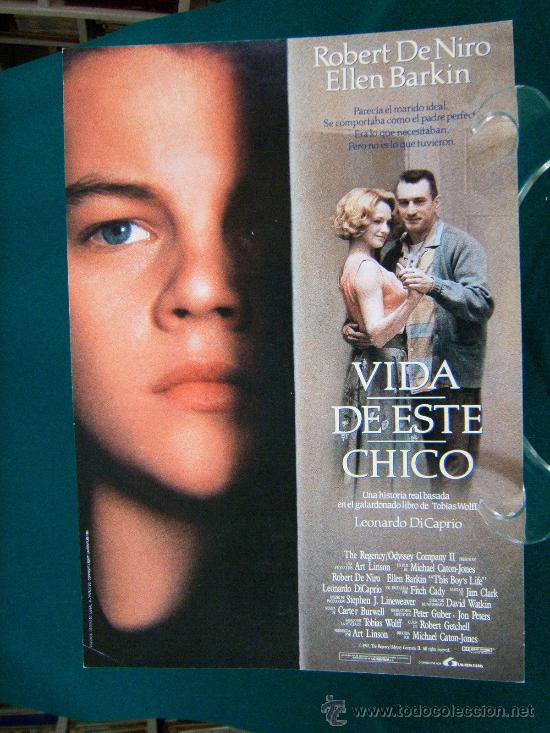 Cine: VIDA DE ESTE CHICO-ROBERT DE NIRO-ELLEN BARKIN-2 PAGINAS-LEONARDO DI CAPRIO-THIS BOY'S LIFE-1993.