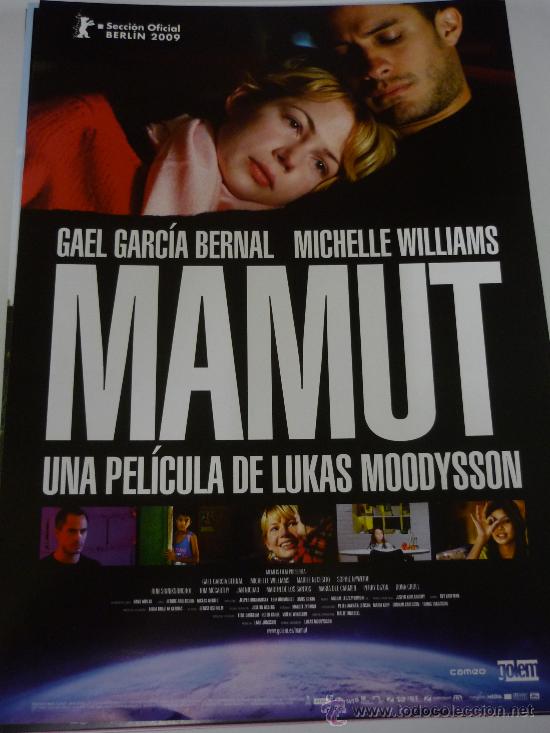 Cinema: mamut - guia publicitaria original - gael garcia bernal - michelle williams