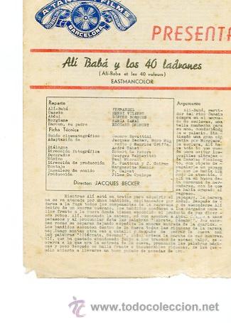 Cine: GUIA ALI BABA Y LOS 40 LADRONES - Foto 1