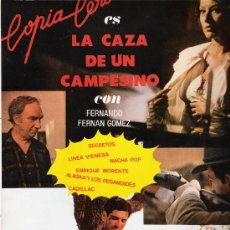 Cinéma: GUIA DE LA PELICULA...LA CAZA DE UN CAMPESINO. Lote 32119608