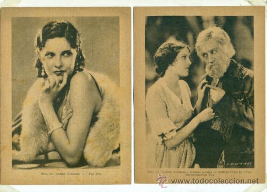 Cine: ESTAMPAS DEL CINEMA - HORIZONTES NUEVOS - 4 FICHAS FOTOCROMOS CON GUION EN TRASERA