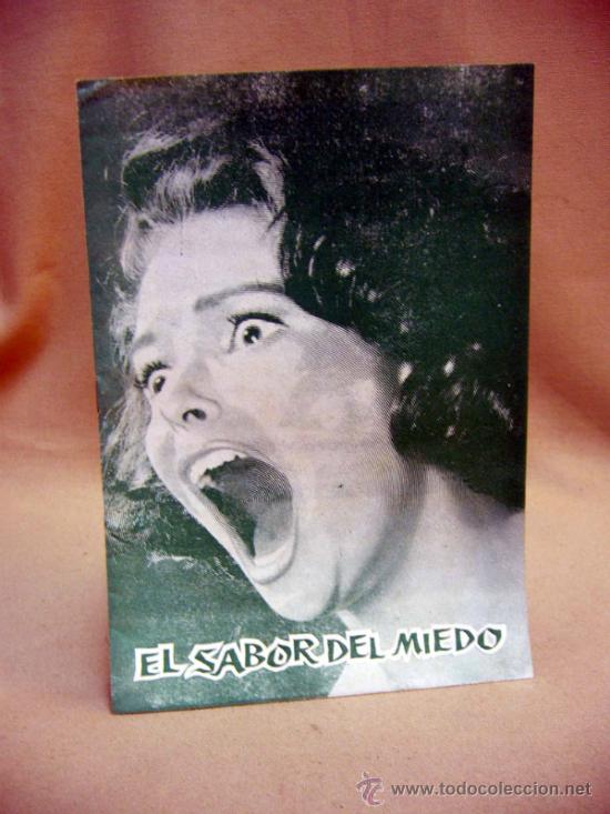 Cine: GUIA PUBLICITARIA, GUIA DE CINE, EL SABOR DEL MIEDO, COLUMBIA FILMS, CHRISTOPHER LEE