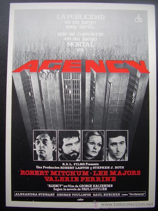 Cine: AGENCY, ROBERT MITCHUM