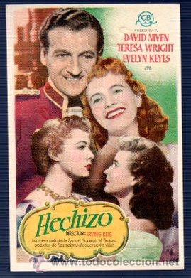 Kino: PROGRAMA DE MANO HECHIZO CON PUBLICIDAD