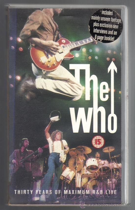 Cine: THE WHO - car&aacute;tula de vhs