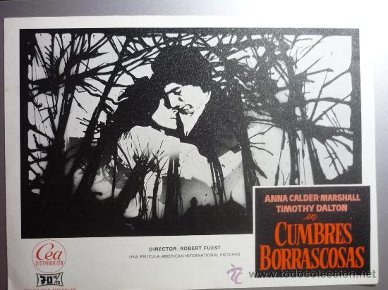 Cine: GUIA PELICULA CUMBRES BORRASCOSAS - TIMOTHY DALTON