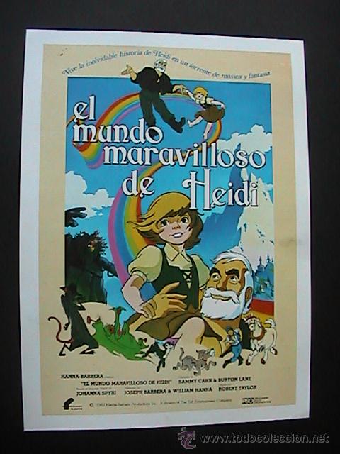 Cine: EL MUNDO MARAVILLOSO DE HEIDI,  GUIA DE CINE DE 2 PAGINAS (8)