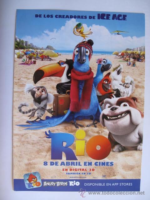 Cinema: RIO      10 GUIAS A ELEGIR 25&euro; EUROS . 100 GUIAS 130&euro;