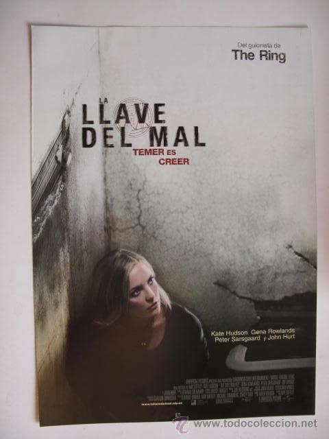 Cinema: LA LLAVE DEL MAL              10 GUIAS A ELEGIR 25 EUROS . 100 GUIAS 130 EUROS