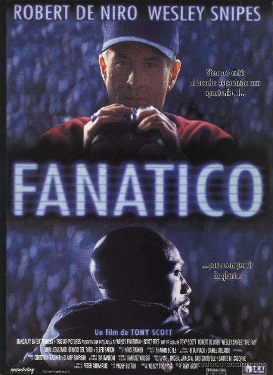 Cine: Q-10125- FANATICO (The Fan ) Robert De Niro - Wesley Snipes - Benicio del Toro