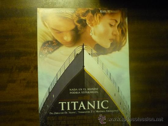 Cine: GUIA PELICULA TITANIC.-LEONARDO DI CAPRIO