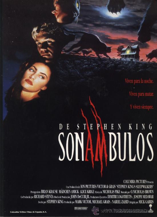 Cine: Q-10294- Son&aacute;mbulos de Stephen King (Stephen King's Sleepwalkers) Brian Krause - M&auml;dchen Amick