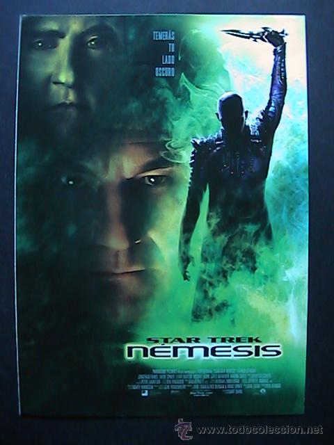 Cine: STAR TREK NEMESIS,  GUIA DE CINE DE 4 PAGINAS (D)