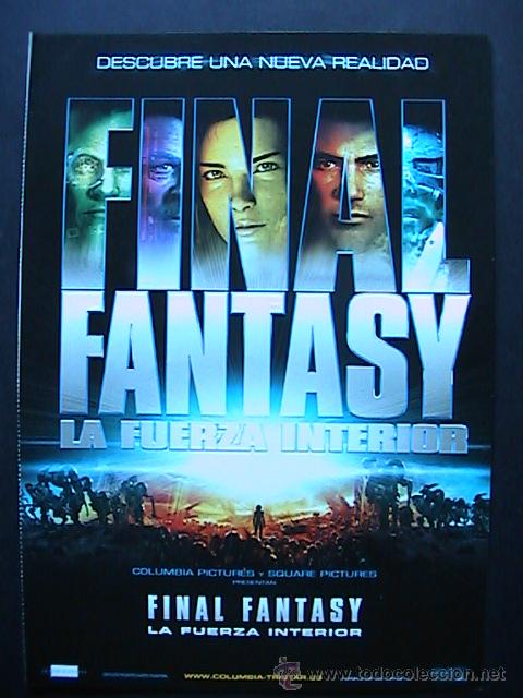 Cine: FINAL FANTASY (LA FUERZA INTERIOR),  GUIA DE CINE DE 2 PAGINAS (D)