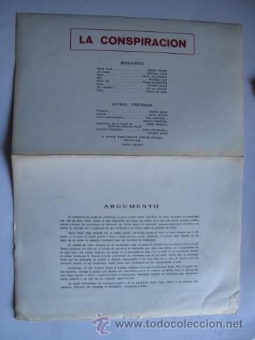 Cine: LA CONSPIRACION - Foto 1