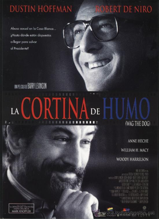Cine: Q-10330- LA CORTINA DE HUMO (Wag the Dog) Dustin Hoffman - Robert De Niro - Anne Heche
