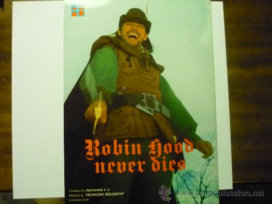 Cine: guia pelicula robin hood nunca muere.- editada en Espa&ntilde;a - textos ingles