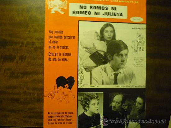 Cine: guia doble no somos ni romeo ni julieta - lopez v&aacute;zquez