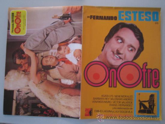 Cine: onofre fernando esteso agata lys barbara rey - guia publicitaria original estreno
