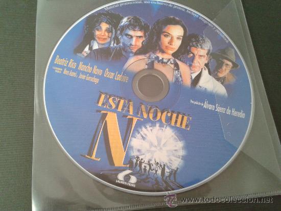 Cine: CD material gu&iacute;a publicitaria multimedia prensa Esta noche no Beatriz Rico Nancho Novo