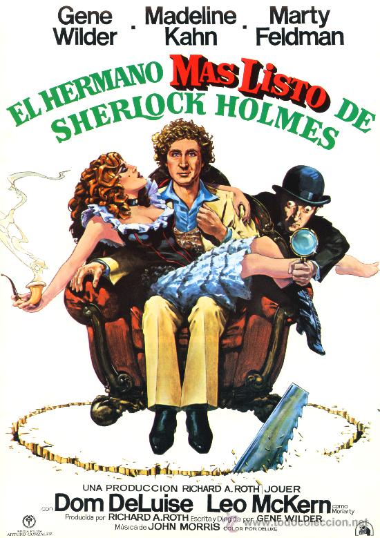 Cine: EL HERMANO MAS LISTO DE SHERLOCK HOLMES 1975 (GUIA ORIGINAL ESTRENO EN ESPA&Ntilde;A)