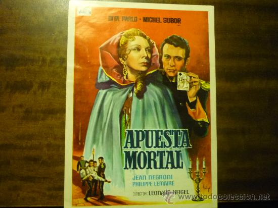Cine: guia pelicula apuesta mortal .- ilustracion soligo