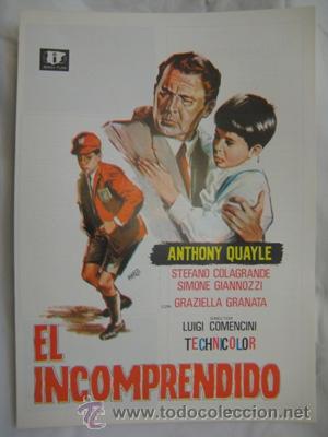 Cinema: Gu&iacute;a de Cine: EL INCOMPRENDIDO. Anthony Quayle, Stefano Colagrande, Simone Giannozzi, &hellip;