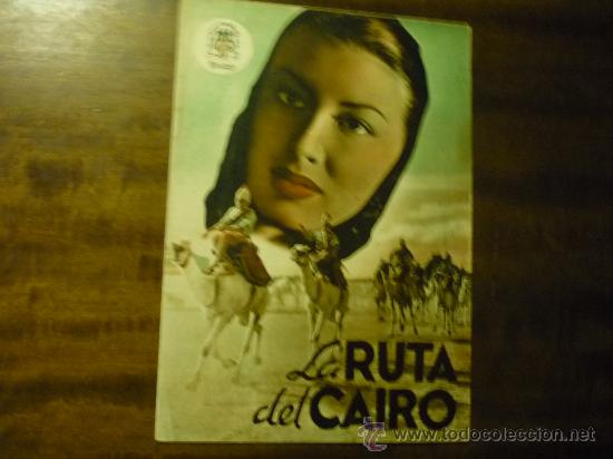 Kino: GUIA ANTIGUA PELICULA LA RUTA DEL CAIRO.-ERIC PORTMAN .-CAMELIA