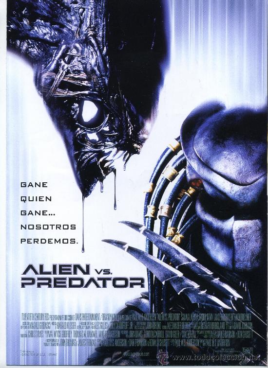 Cine: ALIEN VS. PREDATOR, con Raoul Bova. GUIA.