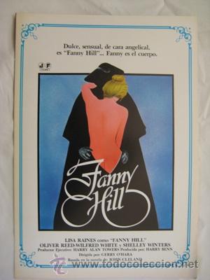 Cinema: Gu&iacute;a Cine : FANNY HILL. Lisa Raines, Oliver Reed-Wilfred, &hellip;dir: Gerry O'Hara.