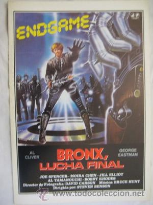 Cinema: Gu&iacute;a Cine : BRONX, LUCHA FINAL. Joe Spencer, Moira Chen, &hellip;dir: Steven Benson.