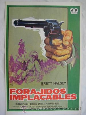 Kino: Gu&iacute;a Cine : FORAJIDOS IMPLACABLES. Herman Lang, Eugenio Battisti, &hellip;dir: Albert Cardiff.