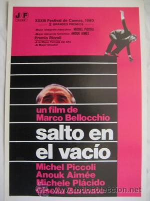 Cinema: Gu&iacute;a Cine : SALTO EN EL VACIO. Michel Piccoli, Anouk Aim&eacute;e, &hellip;dir: Marco Bellocchio.