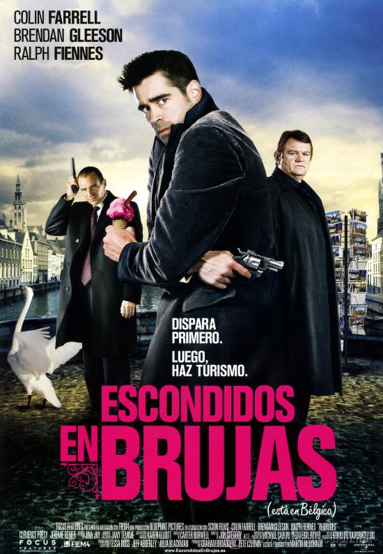Cinema: ESCONDIDOS EN BRUJAS (GUIA ORIGINAL 4 PAGINAS CON FOTOS) COLIN FARRELL
