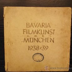 Cine: BAVARIA FILMKUNST GMBH MUNCHEN 1938 1939. Lote 36509053
