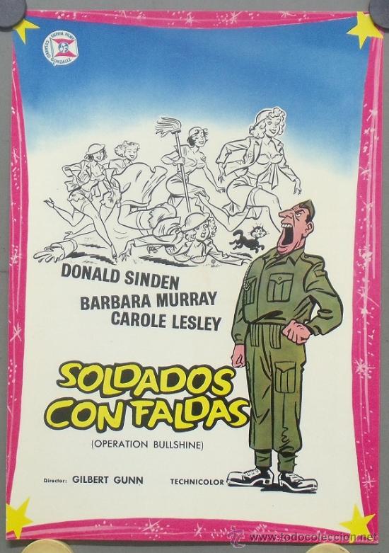 Cine: G4514 LAS VOLUNTARIAS DONALD SINDEN BARBARA MURRAY GUIA ORIGINAL SUEVIA ESTRENO