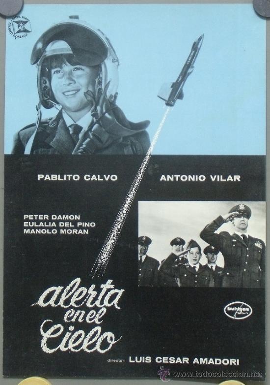 Cin&eacute;ma: G4503 ALERTA EN EL CIELO PABLITO CALVO GUIA ORIGINAL SUEVIA ESTRENO