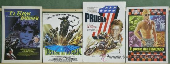Cinema: G4582 MOTOCICLISMO CARRERAS DE MOTOS COLECCION DE 4 GUIAS ORIGINALES ESPA&Ntilde;OLAS