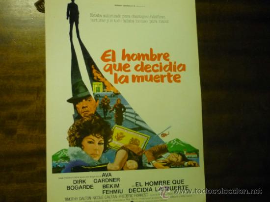 Cine: GUIA EL HOMBRE QUE DECIDIA LA MUERTE- AVA GARDNER