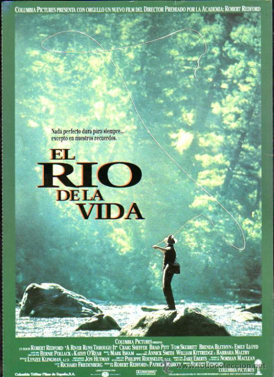 Cinema: GUIA PUBLICITARIA DE LA PELICULA EL RIO DE LA VIDA.