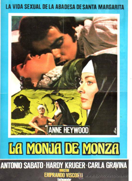 Cinema: GUIA PUBLICITARIA DE LA PELICULA LA MONJA DE MONZA.