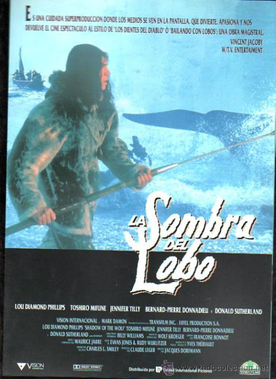 Cinema: GUIA PUBLICITARIA DE LA PELICULA LA SOMBRA DEL LOBO.