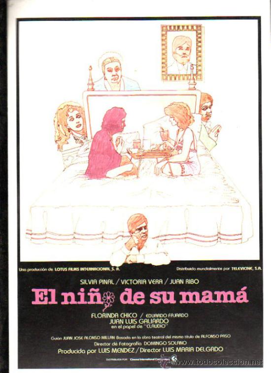 Cinema: GUIA PUBLICITARIA DE LA PELICULA EL NI&Ntilde;O DE SU MAMA.