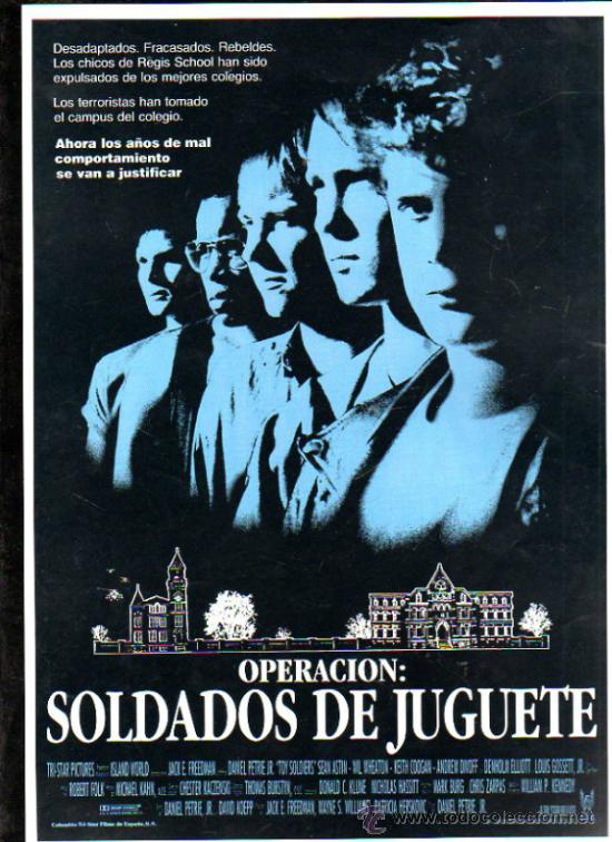 Cinema: GUIA PUBLICITARIA DE LA PELICULA OPERACION: SOLDADOS DE JUGUETE.