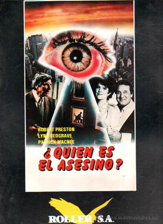 Cinema: GUIA PUBLICITARIA DE LA PELICULA &iquest;QUIEN ES EL ASESINO?.