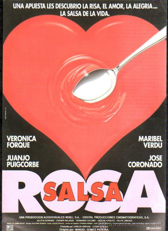 Kino: GUIA PUBLICITARIA DE LA PELICULA SALSA ROSA.