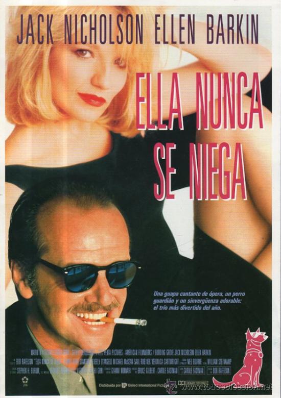 Cinema: GUIA DE CINE ELLA NUNCA SE NIEGA