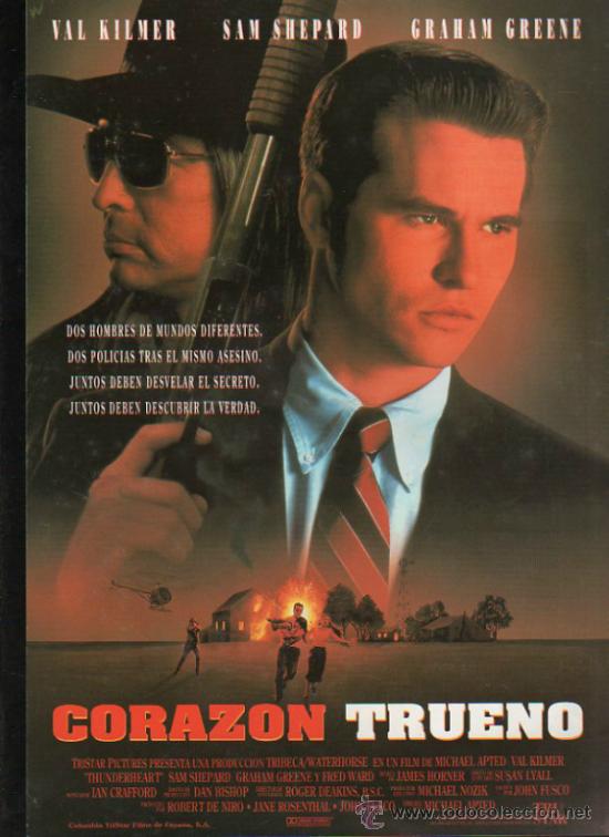 Cinema: GUIA PUBLICITARIA DE LA PELICULA CORAZON TRUENO.