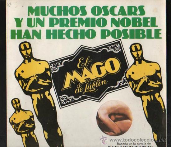 Cinema: GUIA PUBLICITARIA DE LA PELICULA EL MAGO DE LUBLIN.